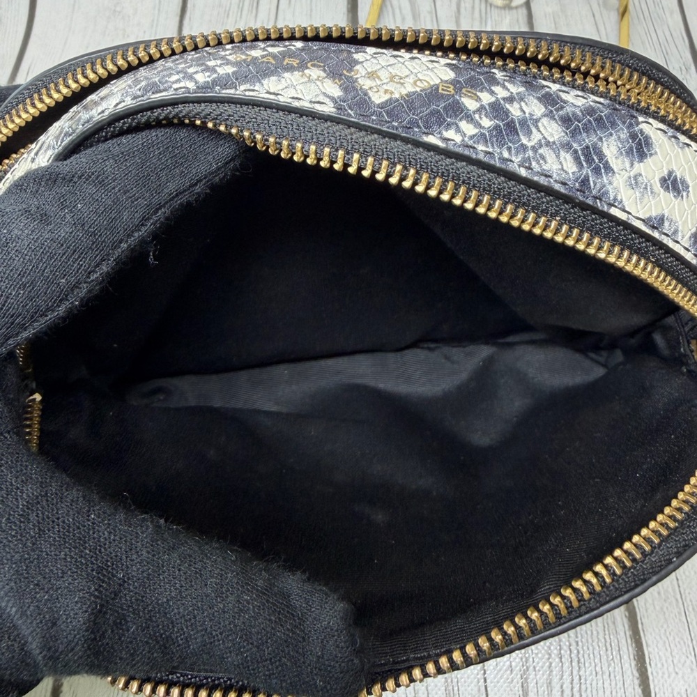 PRE LOVED Marc Jacob Python-Embossed Shutter Came… - image 5